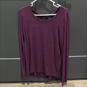 Women's Purple Long Sleeve Top